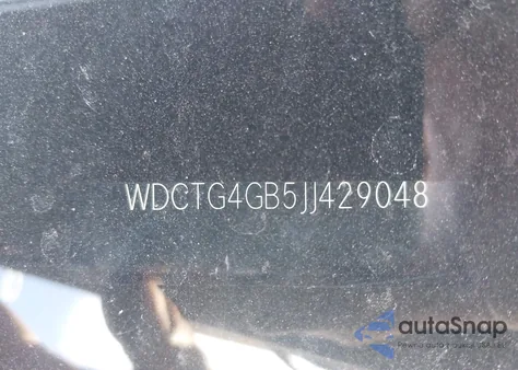 2018 Mercedes-Benz Gla 250 4Matic из США, поврежденный, VIN WDCTG4GB5JJ429048